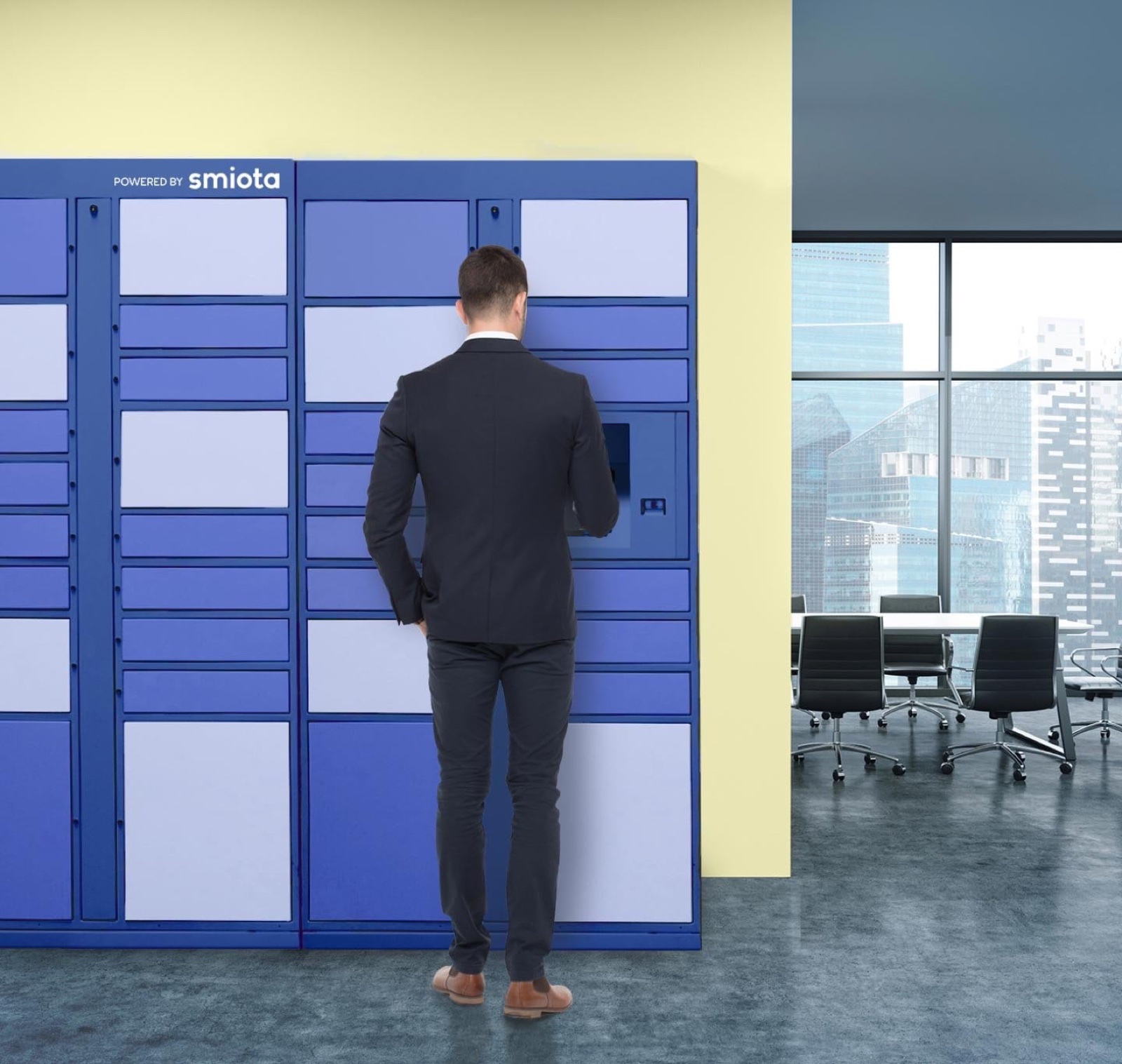 Smiota standard indoor smart package lockers