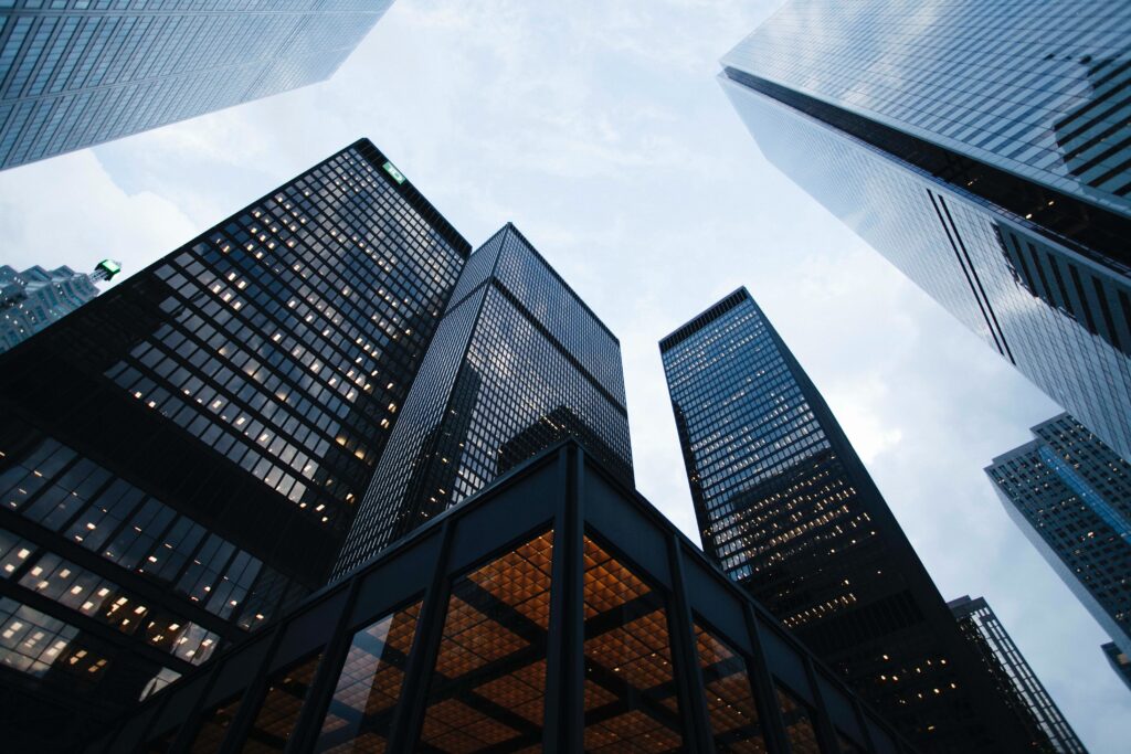 corporate buildings
